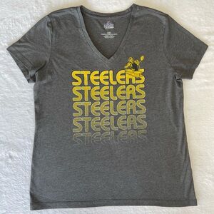 NFL Pittsburg Steelers Womens Short Sleeve Shirt Size Large